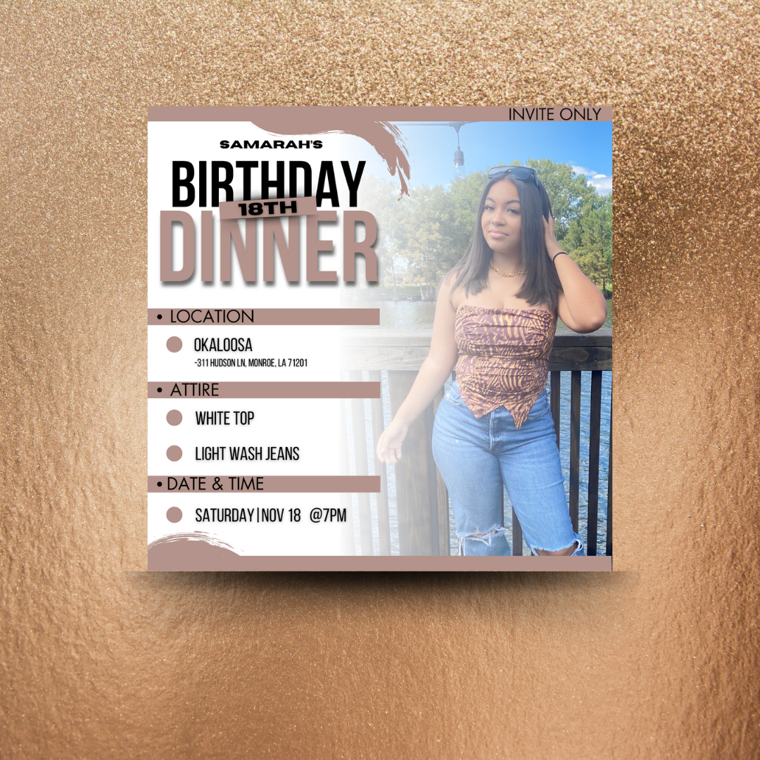 Birthday Flyer