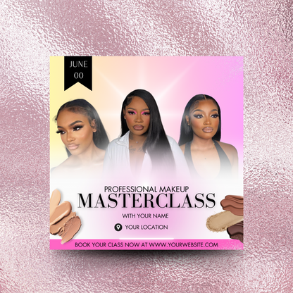 MUA Masterclass Flyer